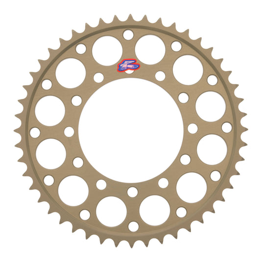 Renthal Sprocket Rear Silver 48T Alloy 7075 T6 Grooved Kawasaki