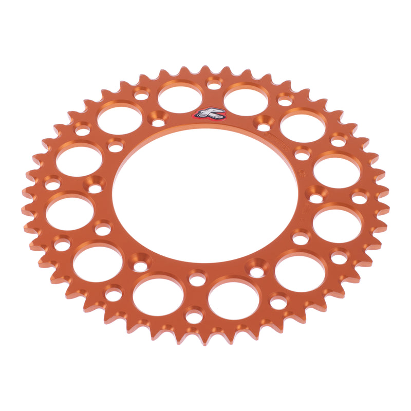 Load image into Gallery viewer, Renthal Sprocket Rear Orange 48T Alloy 7075 T6 Grooved KTM
