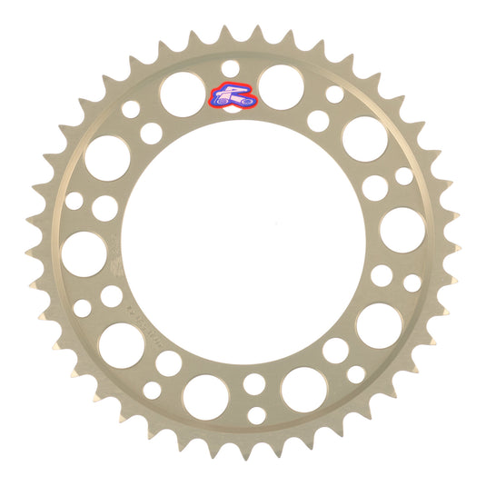 Renthal Sprocket Rear Silver 41T Alloy 7075 T6 Grooved Suzuki