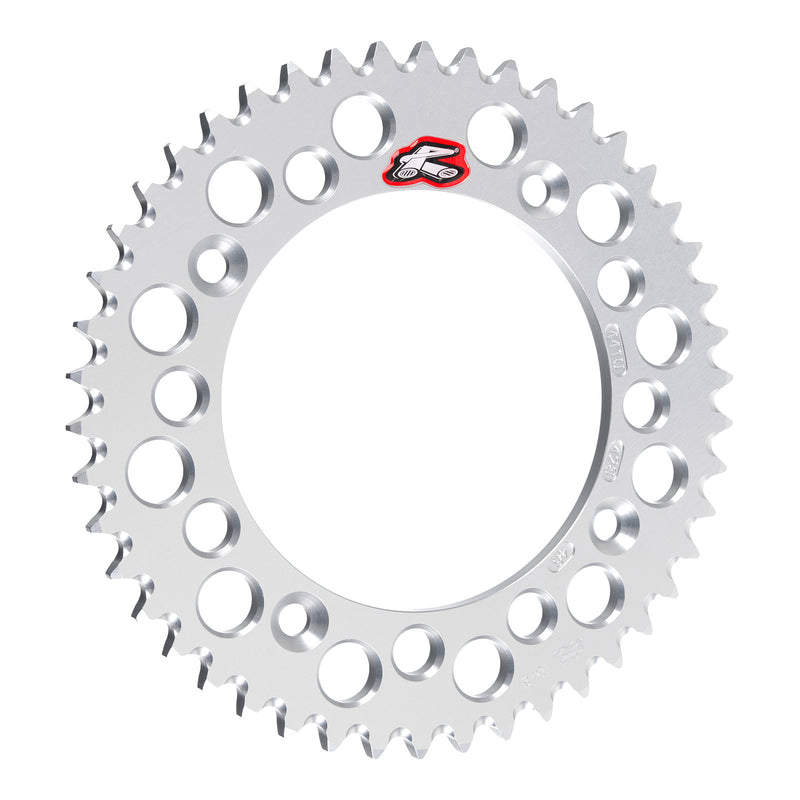 Load image into Gallery viewer, Renthal Rear Sprocket - Silver 46T Alloy 7075-T6 Grooved

