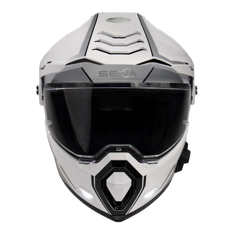 Load image into Gallery viewer, Sena Outlander Smart ADV Dual-Sport Helmet - Gloss White
