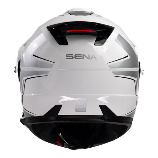 Sena Outlander Smart ADV Dual-Sport Helmet - Gloss White
