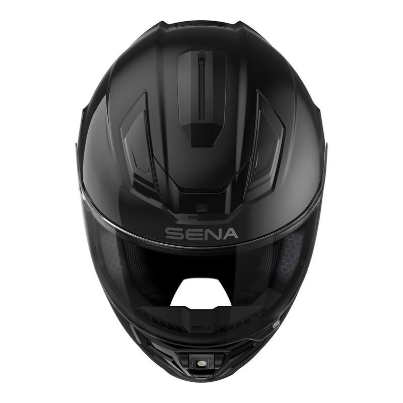 Load image into Gallery viewer, Sena Phantom Smart Helmet with Mesh Comms - Gloss Black
