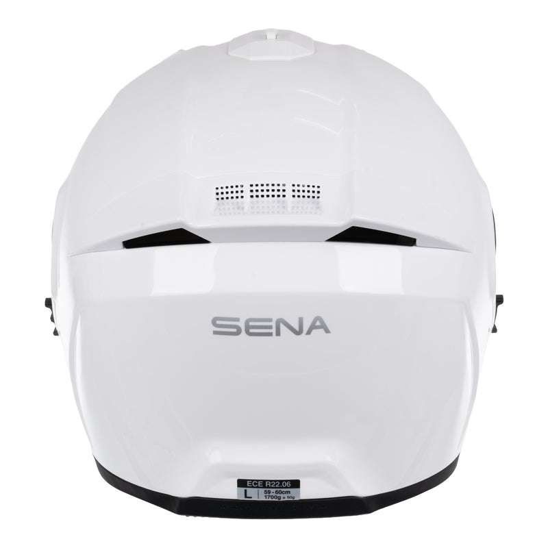 Load image into Gallery viewer, Sena Phantom Smart Helmet with Mesh Comms - Gloss White
