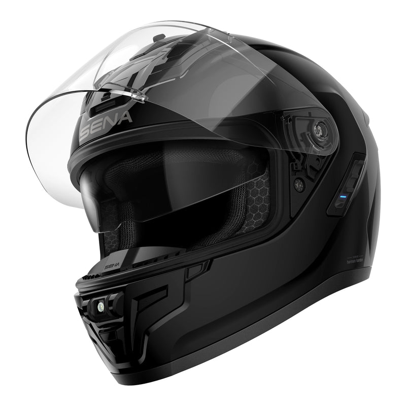 Load image into Gallery viewer, Sena Phantom Smart Helmet with Mesh Comms - Matte Black
