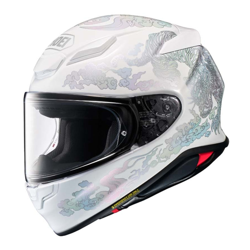 Load image into Gallery viewer, Shoei NXR2 Helmet Fearless - White / Silver TC6
