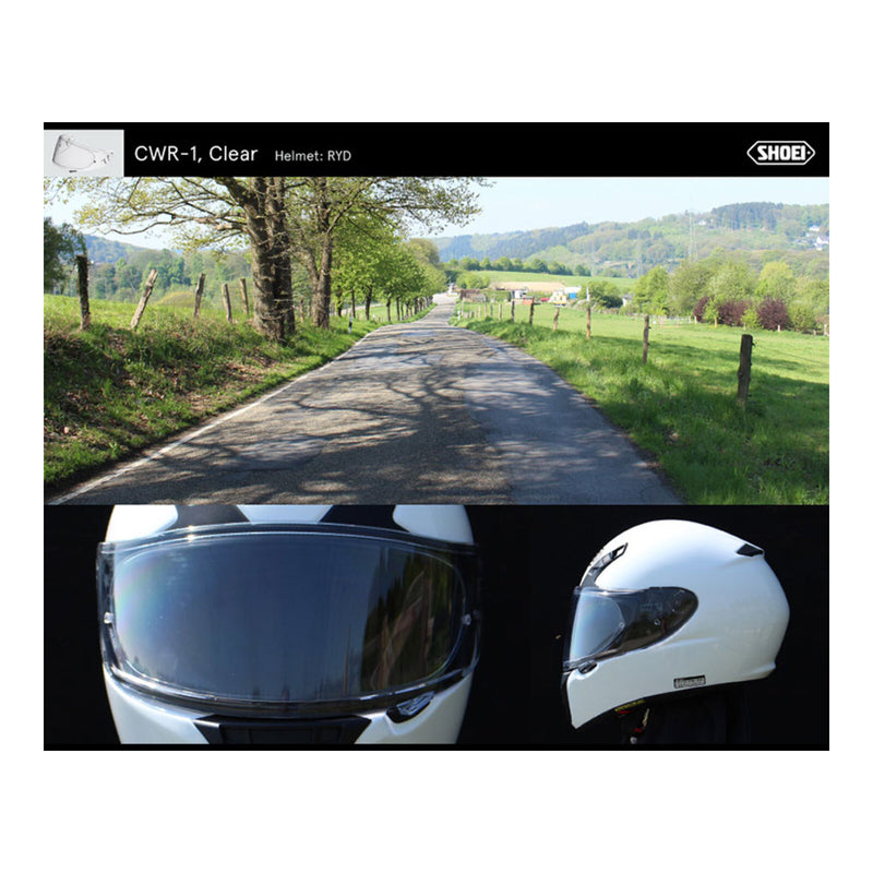 Load image into Gallery viewer, Shoei Visor NXR Ryd (X-Spirit 3 CWR-F) - Clear E6 Flat

