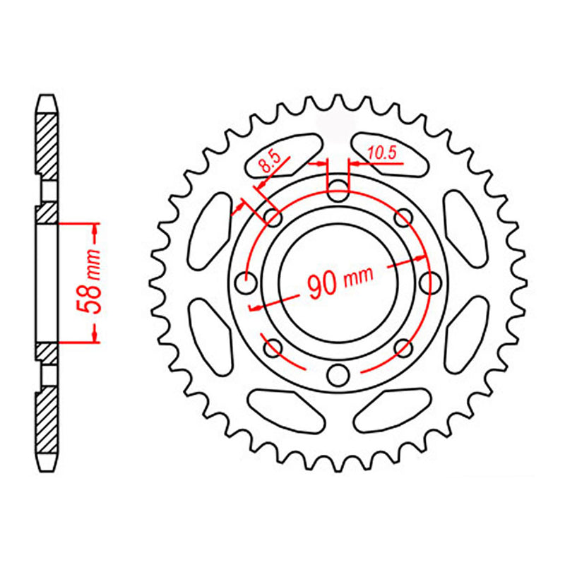 Load image into Gallery viewer, Sprocket Kit Honda XRM125 '21 - 428H 13/51
