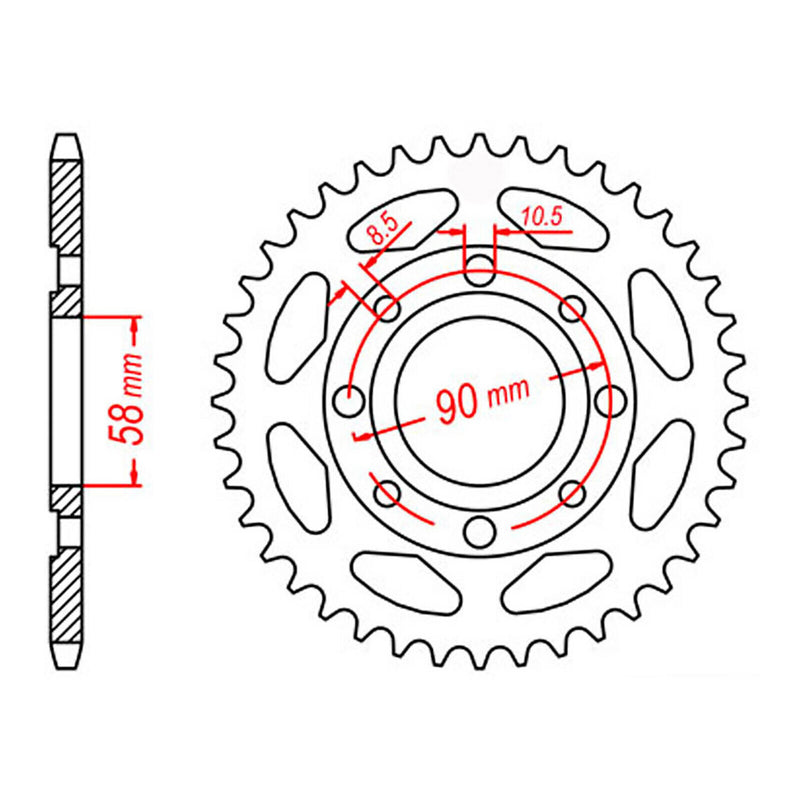 Load image into Gallery viewer, Sprocket Kit Honda CT/XL125/185 (CT200) - 428KRO 14/56
