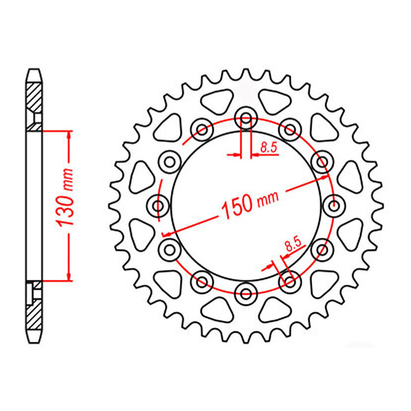 Load image into Gallery viewer, Sprocket Kit Honda XR200 (6 Stud) - 520H 12/48
