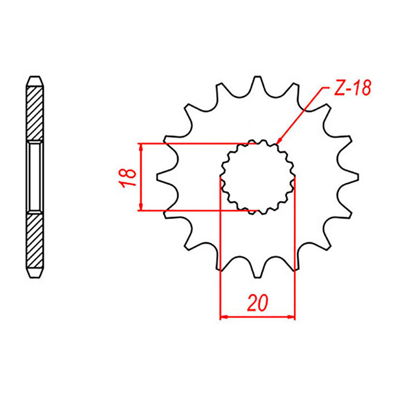 Load image into Gallery viewer, Sprocket Kit Suzuki GN125 - 428KRO 14/50
