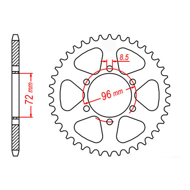 Load image into Gallery viewer, Sprocket Kit Suzuki DR250 '82-87 Farm (434) - 520H 12/48

