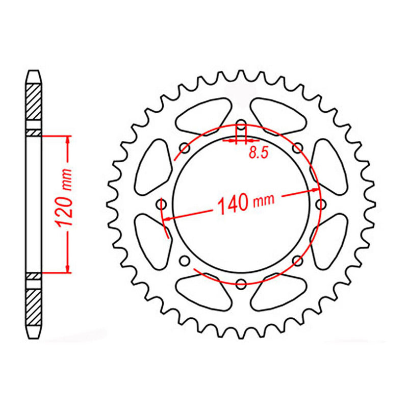 Load image into Gallery viewer, Sprocket Kit Kawasaki KLR650 '06-'21 X-Ring - Gold 15/43
