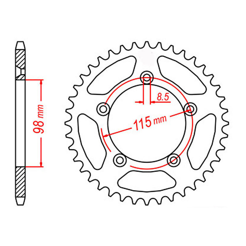 Load image into Gallery viewer, Sprocket Kit KTM 65 SX '12 - GB420MXZ 14/48
