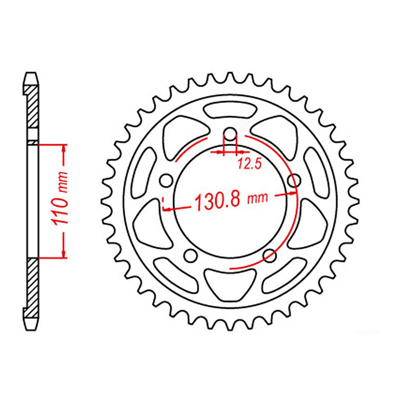 Load image into Gallery viewer, Sprocket Kit BMW S1000RR '09-'14 - GB525ZXW 17/44
