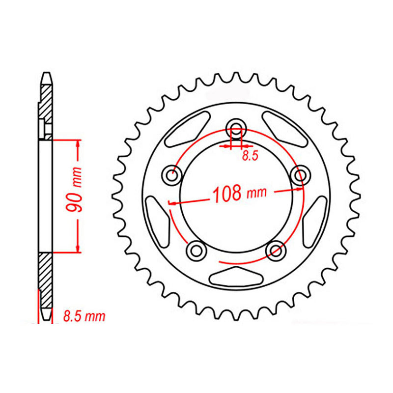 Load image into Gallery viewer, Sprocket Kit Ducati 906 PASO - GB520ZXW 15/38
