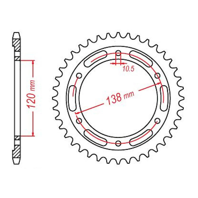 Load image into Gallery viewer, Sprocket Kit Honda CBR250 / CBR300 '11-'18 - GB520XRE - 14/36
