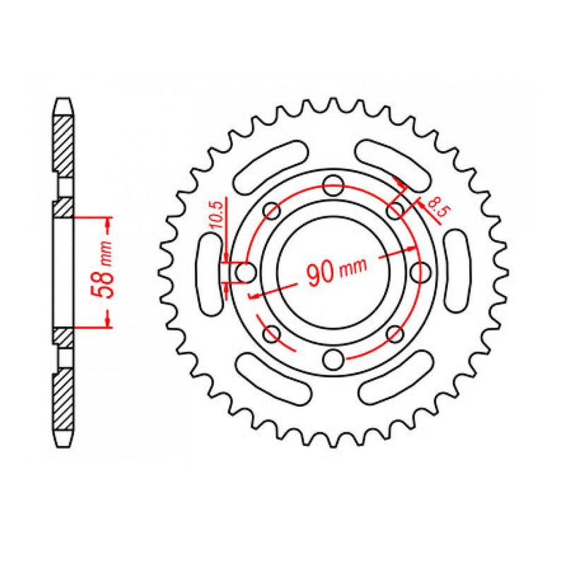 Load image into Gallery viewer, Sprocket Kit Honda CB250 Nighthawk - 520SO 14/33
