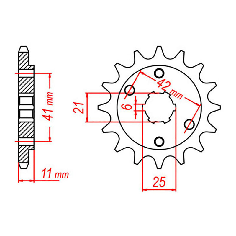 Load image into Gallery viewer, Sprocket Kit Honda VT250 - 520H 14/45
