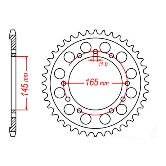 Sprocket Kit Honda VFR400 (NC24) - 525XRE 15/45