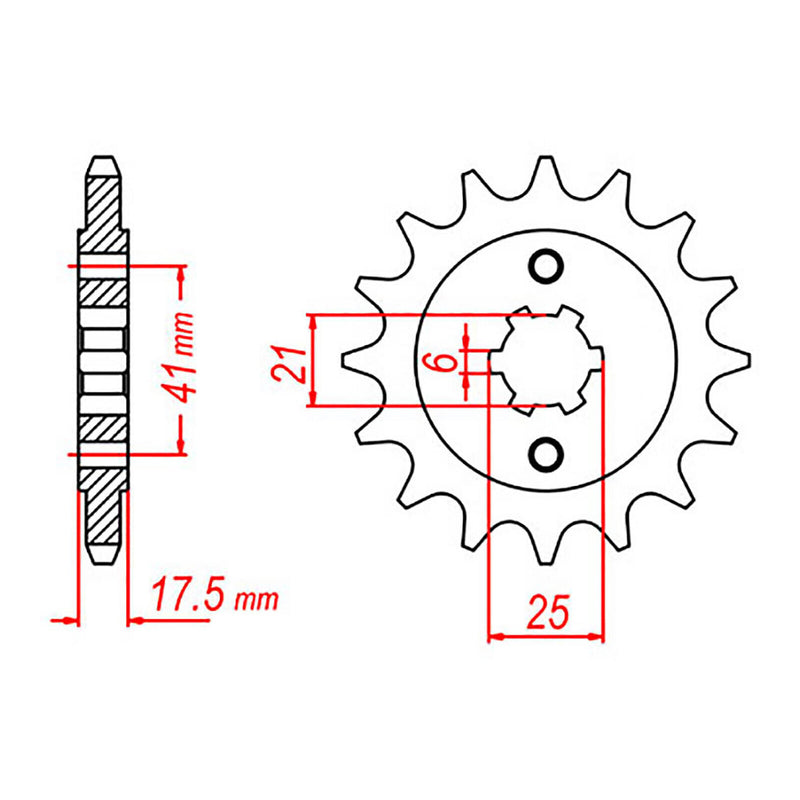 Load image into Gallery viewer, Sprocket Kit Honda GB500 - 525XRE 15/37
