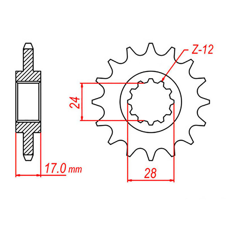 Load image into Gallery viewer, Sprocket Kit Honda CB600F Hornet -'06 - 525XRE 15/42
