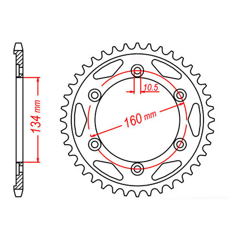 Load image into Gallery viewer, Sprocket Kit Honda CBR954RR '00-'03 Gold (recommended) - GB530ZXW 16/
