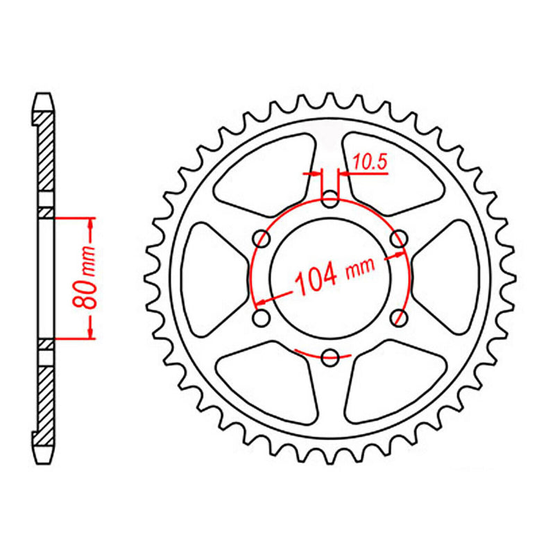 Load image into Gallery viewer, Sprocket Kit Kawasaki ZX9R '94-'97 (recommended) - 530ZXW 16/44
