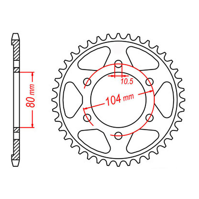 Load image into Gallery viewer, Sprocket Kit Kawasaki Z1000 D/E '10-'12 - GB525ZXW 15/42
