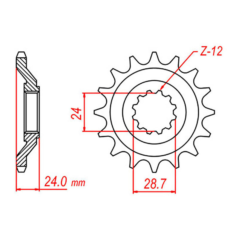 Load image into Gallery viewer, Sprocket Kit Kawasaki ZZR1100 '90-'92 - 530ZXW 17/45
