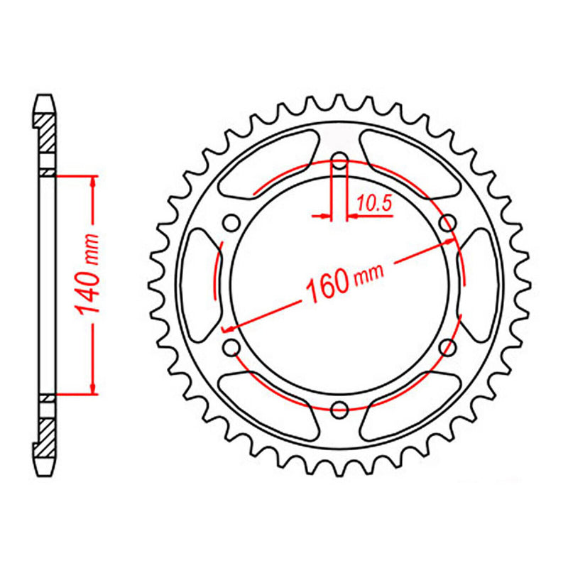 Load image into Gallery viewer, Sprocket Kit Kawasaki ZZR1100 '90-'92 - 530ZXW 17/45
