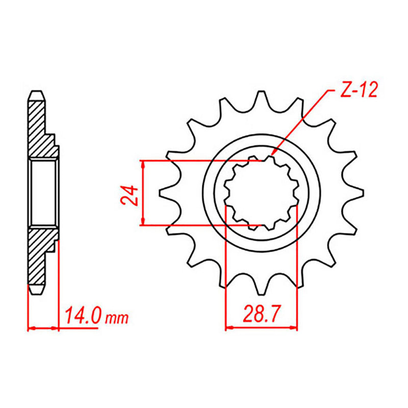 Load image into Gallery viewer, Sprocket Kit Kawasaki ZRX1200 - 530ZXW 17/42
