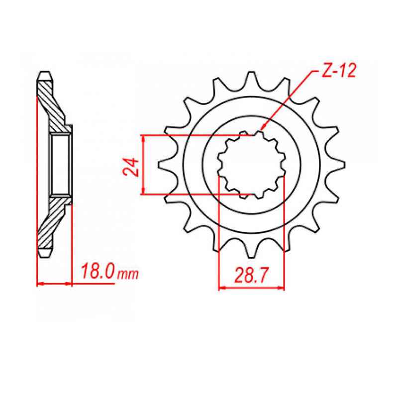 Load image into Gallery viewer, Sprocket Kit Suzuki GS500 - 520XRE 16/39
