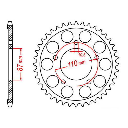 Sprocket Kit Suzuki SV650-S - 525XRE 15/44