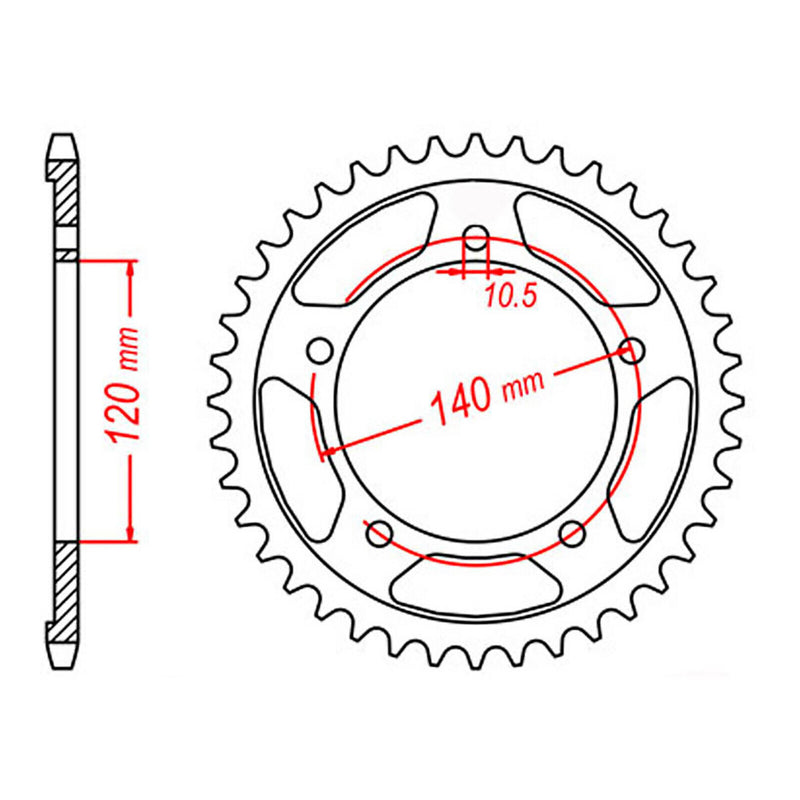 Load image into Gallery viewer, Sprocket Kit Suzuki DL1000 V-Strom '06-'12 (econo) - GB525XRE 17/41
