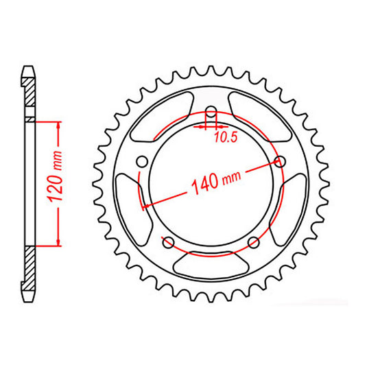 Sprocket Kit Triumph Tiger 1050i '07-'11 - 530ZXW 18/44