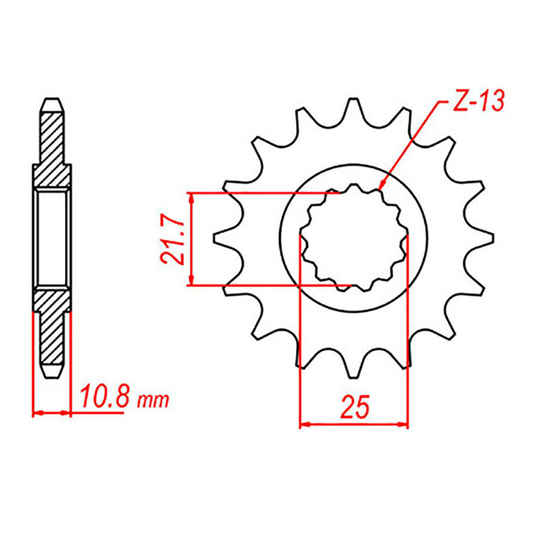 Load image into Gallery viewer, Sprocket Kit Yamaha R6 '06-'15 - GB525XRE 16/45
