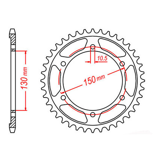 Sprocket Kit Yamaha XJR1200/1300SP - 530ZXW 17/38