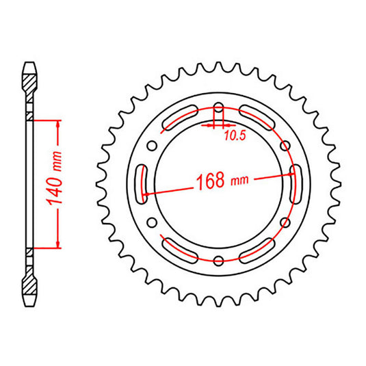 MTX 003 Steel Rear Sprocket
