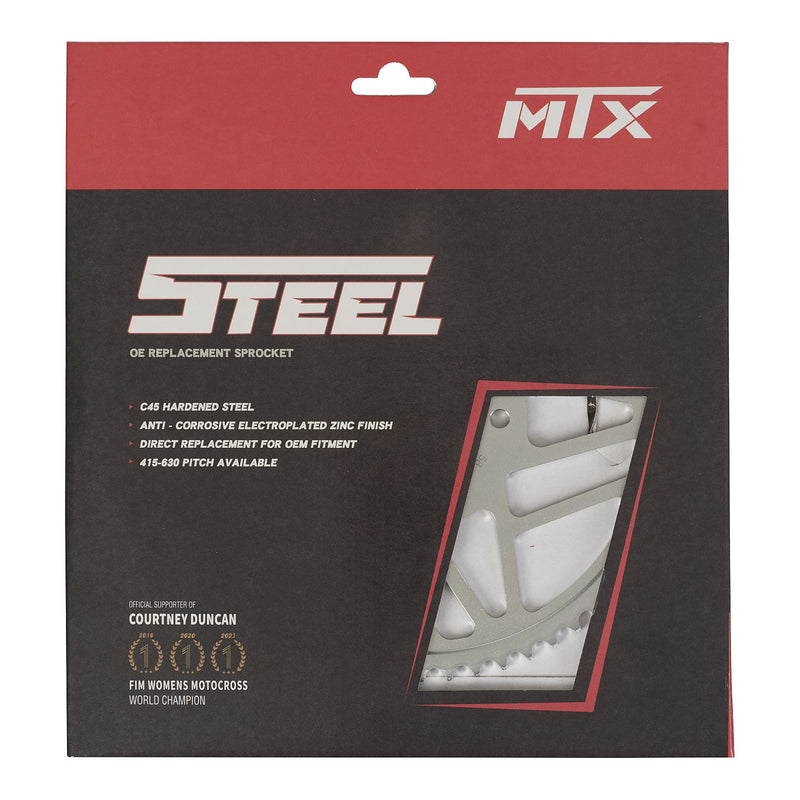 Load image into Gallery viewer, MTX Steel Sur-Ron Rear Sprocket #420 (58T)
