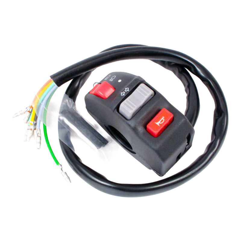 Load image into Gallery viewer, WHITES SWITCH BLOCK HEADLIGHT ON/HI-LO/TURN/HORN (28.5mm)
