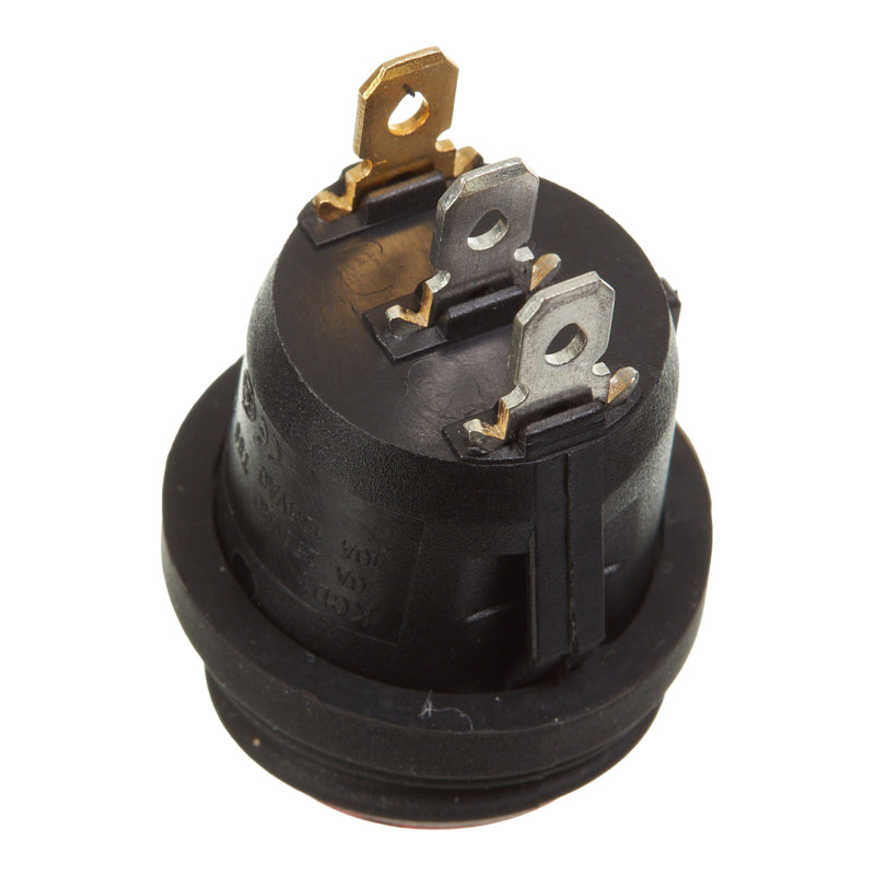 Load image into Gallery viewer, WHITES 12V ROCKER SWITCH ON-OFF RED WATERPROOF ROUND
