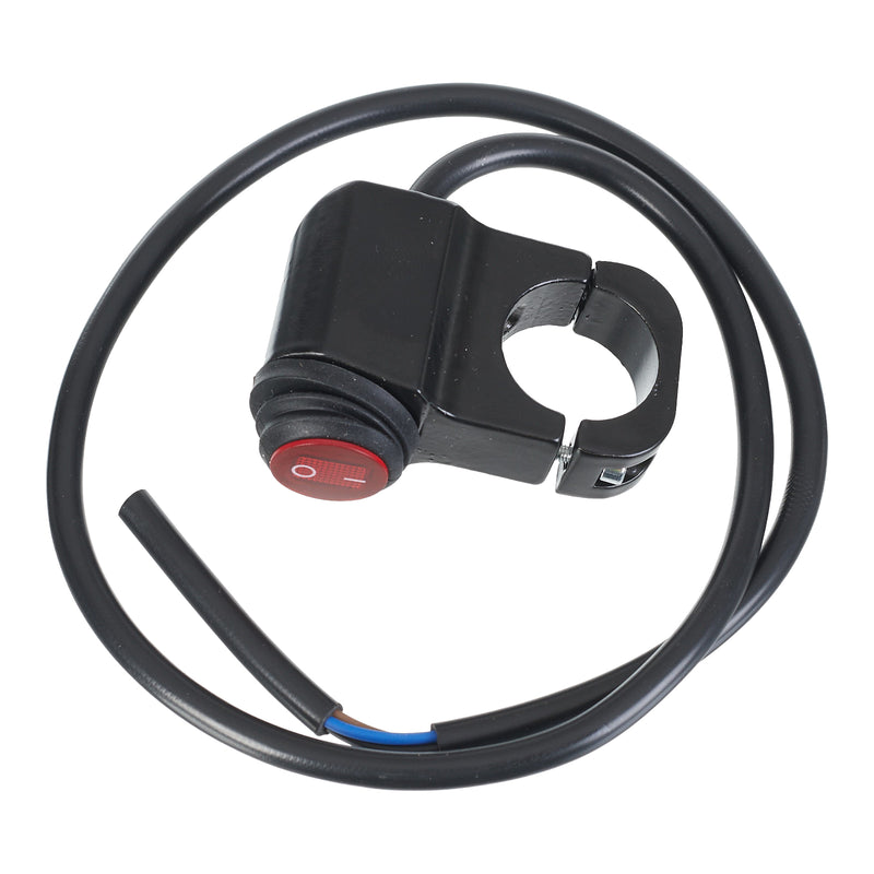 Load image into Gallery viewer, WHITES 12V ROCKER SWITCH ON-OFF RED WATERPROOF H-BAR MOUNT
