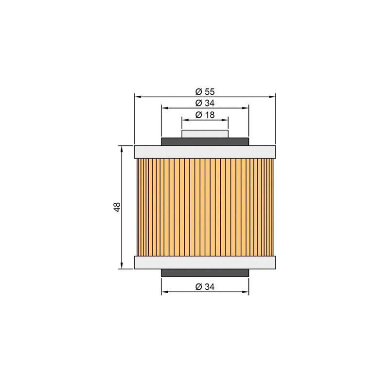 Load image into Gallery viewer, Twin Air Oil Filter Yamaha XV / XVS / TT / XT / FZR/ YFM600/700
