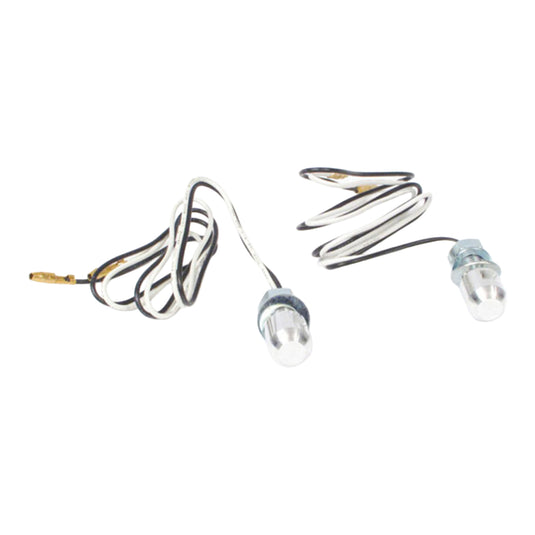 WHITES NUMBER PLATE LED BOLT LIGHT 13.5X12.8 SIL (Pair)