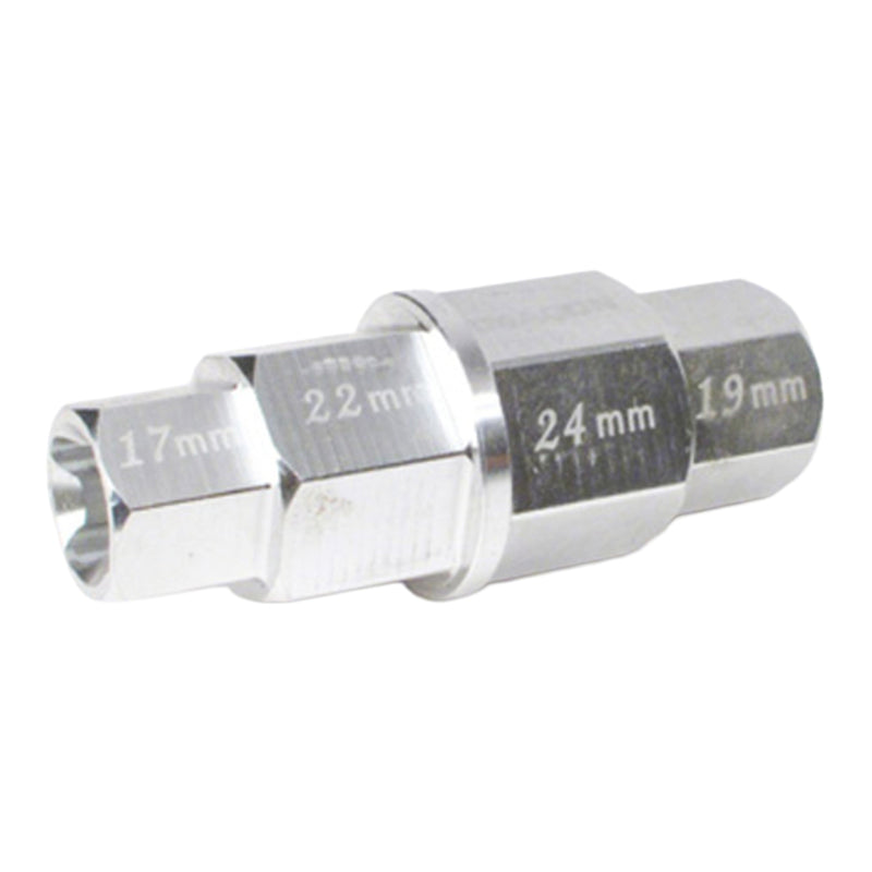 Load image into Gallery viewer, WHITES 4-IN-1 HEX AXLE TOOL 17 19 22 24mm ALUM
