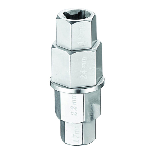 WHITES 4-IN-1 HEX AXLE TOOL 17 19 22 24mm ALUM