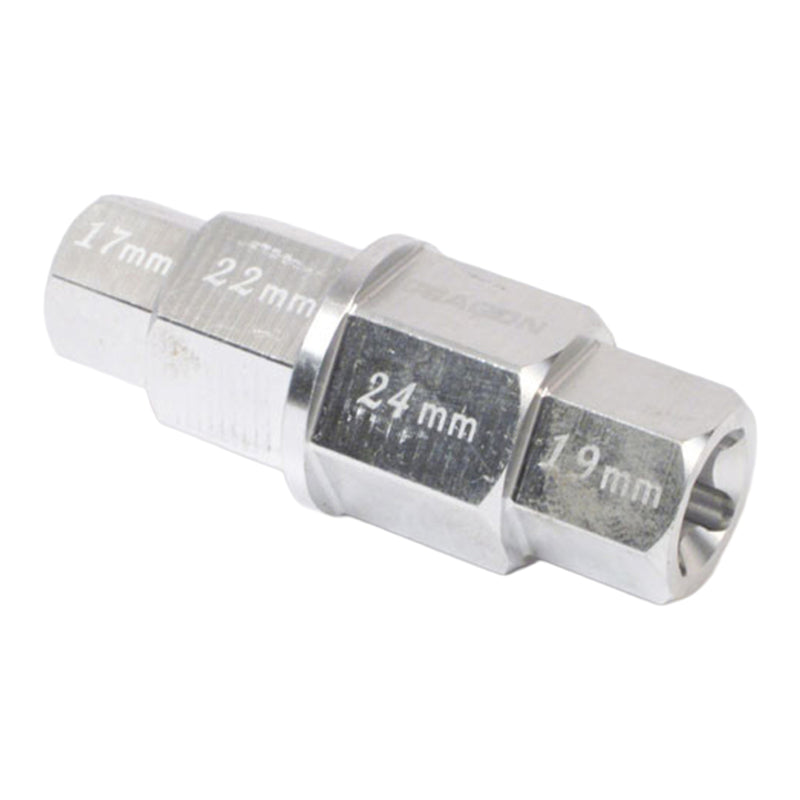 Load image into Gallery viewer, WHITES 4-IN-1 HEX AXLE TOOL 17 19 22 24mm ALUM
