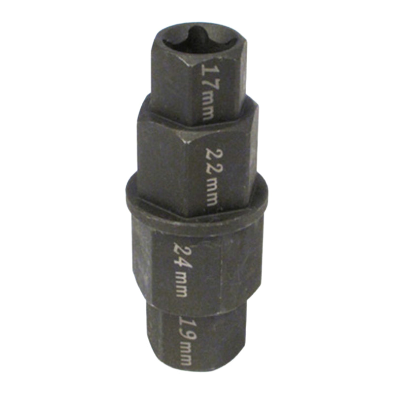 Load image into Gallery viewer, WHITES 4-IN-1 HEX AXLE TOOL 17 19 22 24mm CrMo
