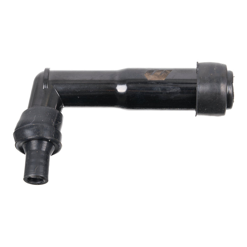Load image into Gallery viewer, Whites Spark Plug Cap – Replaces XB05F – Long Right Angle – Black
